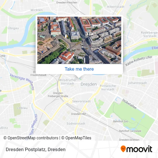 Dresden Postplatz map