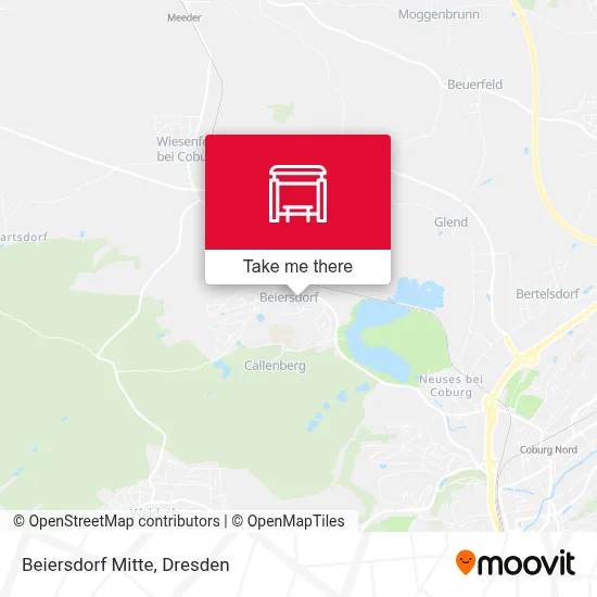 Beiersdorf Mitte map