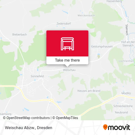 Weischau Abzw. map