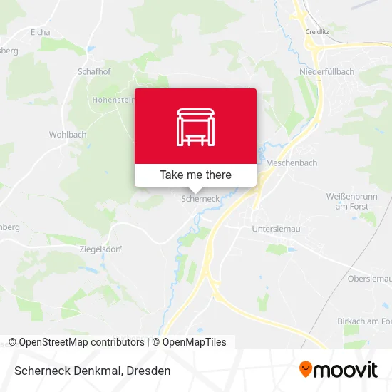 Scherneck Denkmal map