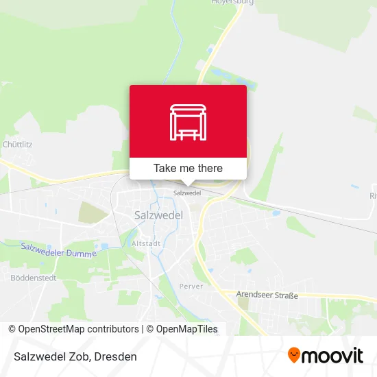 Карта Salzwedel Zob