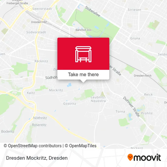 Dresden Mockritz map