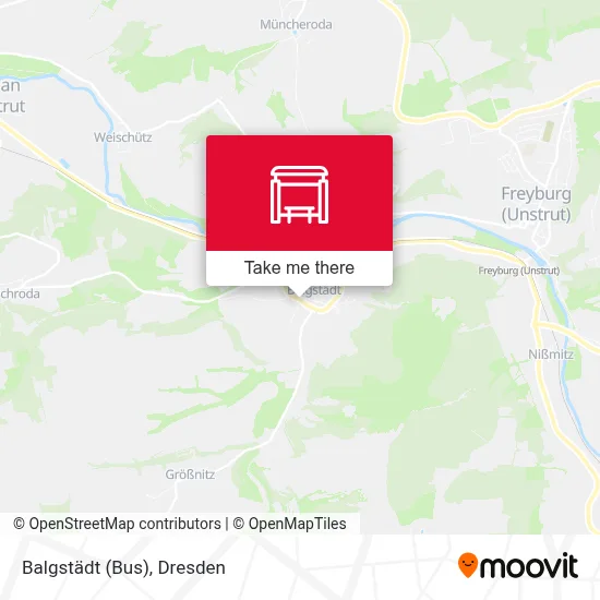 Balgstädt (Bus) map