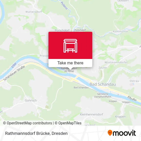 Rathmannsdorf Brücke map