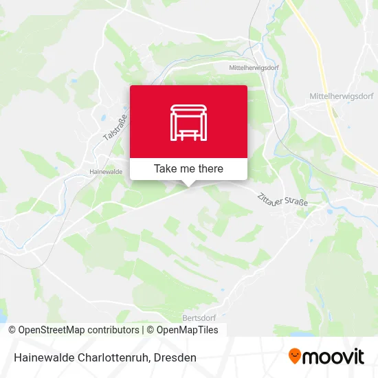 Hainewalde Charlottenruh map
