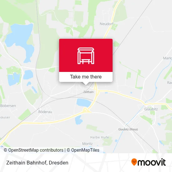 Zeithain Bahnhof map