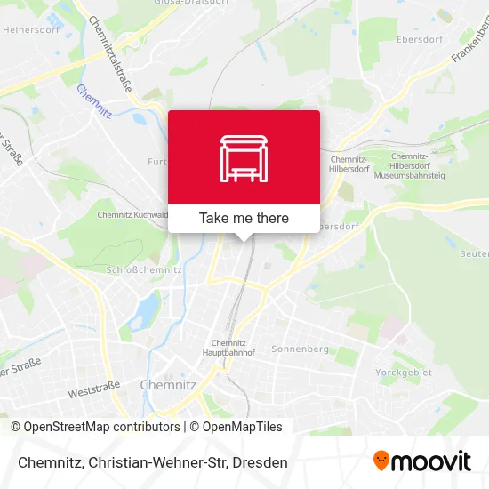 Chemnitz, Christian-Wehner-Str map