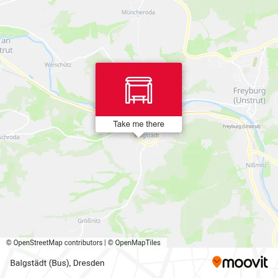 Balgstädt (Bus) map