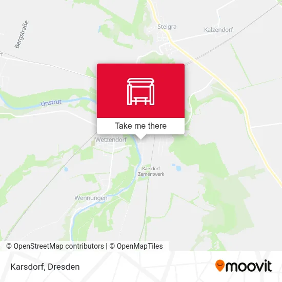 Karsdorf map