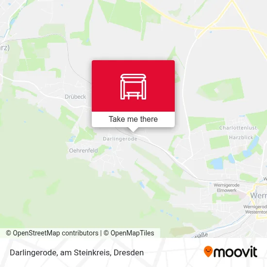 Darlingerode, am Steinkreis map