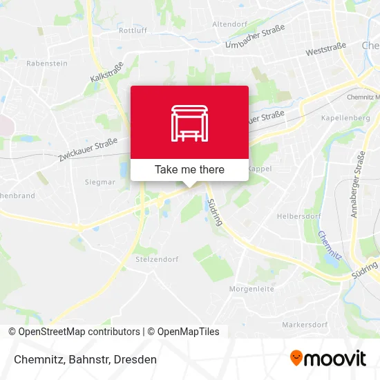 Chemnitz, Bahnstr map