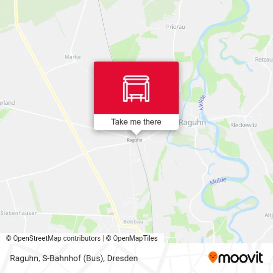 Raguhn, S-Bahnhof (Bus) map