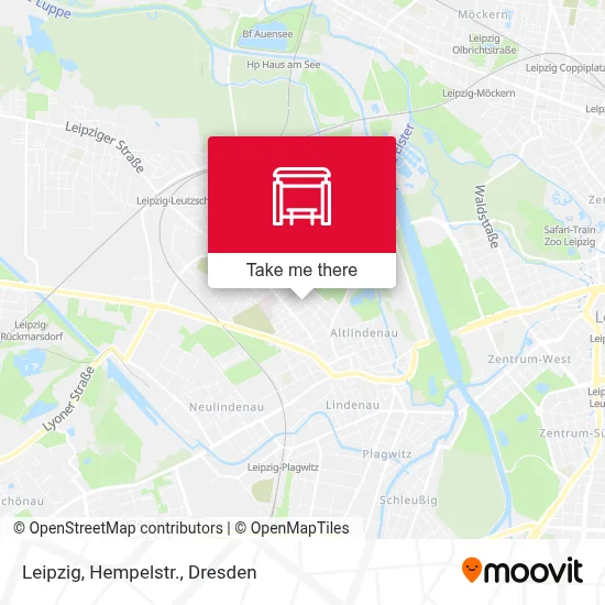 Leipzig, Hempelstr. map