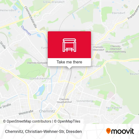 Chemnitz, Christian-Wehner-Str map