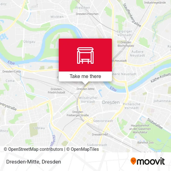 Карта Dresden-Mitte