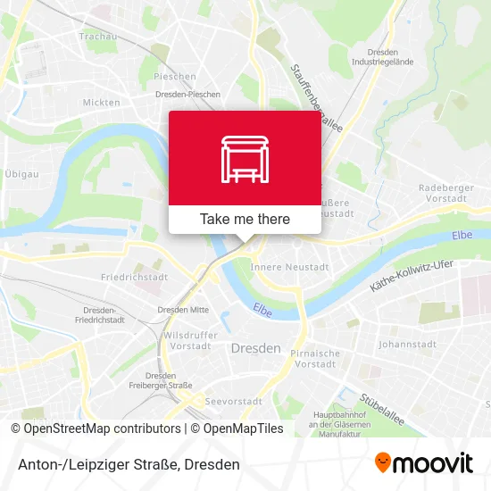 Карта Anton-/Leipziger Straße