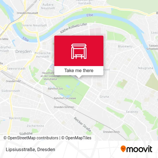 Карта Lipsiusstraße
