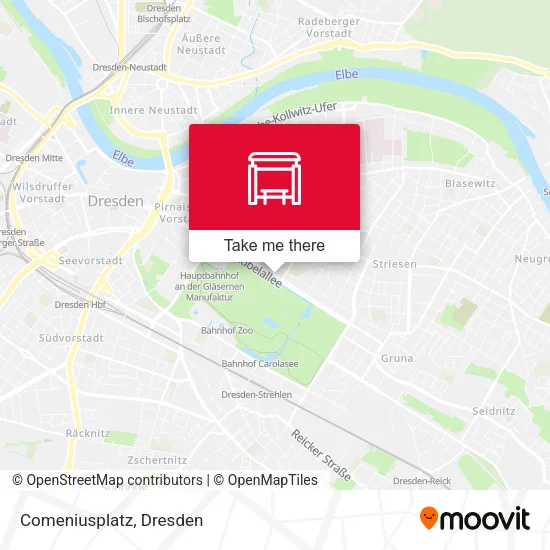 Карта Comeniusplatz
