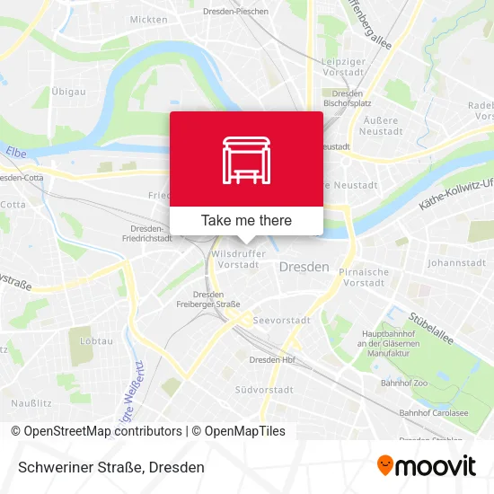 Карта Schweriner Straße