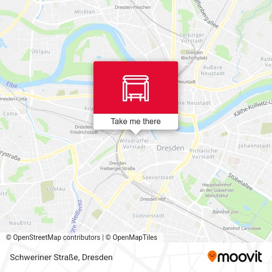 Карта Schweriner Straße