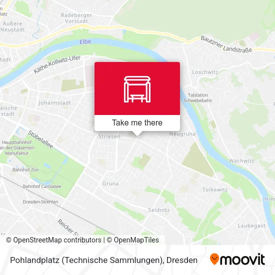 Карта Pohlandplatz (Technische Sammlungen)