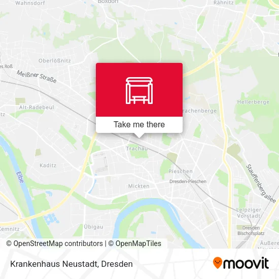 Карта Krankenhaus Neustadt