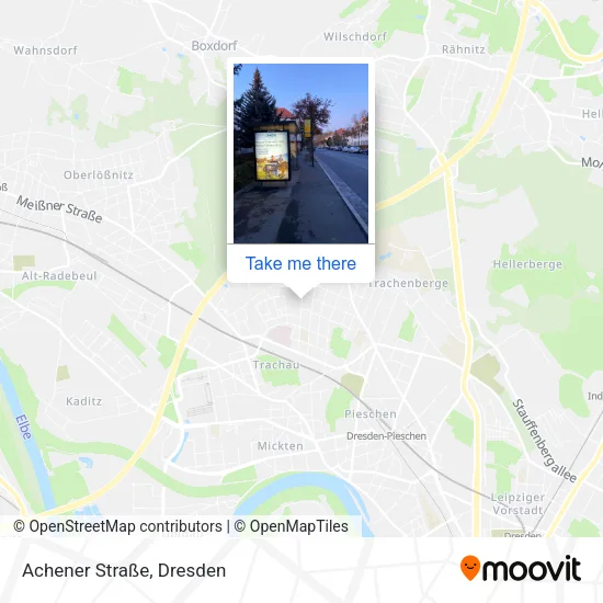 Карта Achener Straße