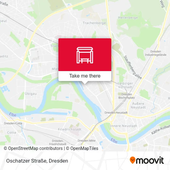 Карта Oschatzer Straße