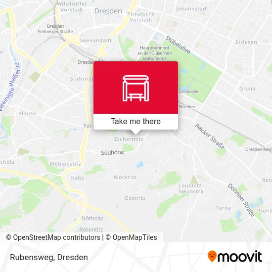 Rubensweg map