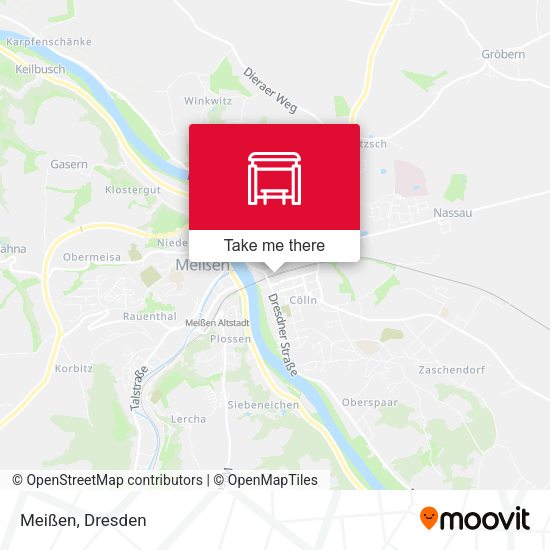 Карта Meißen