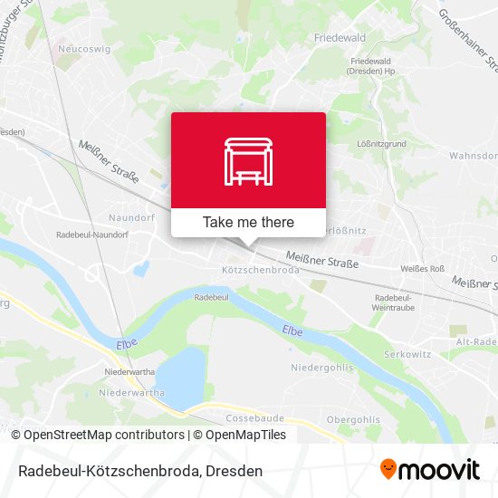 Radebeul-Kötzschenbroda map