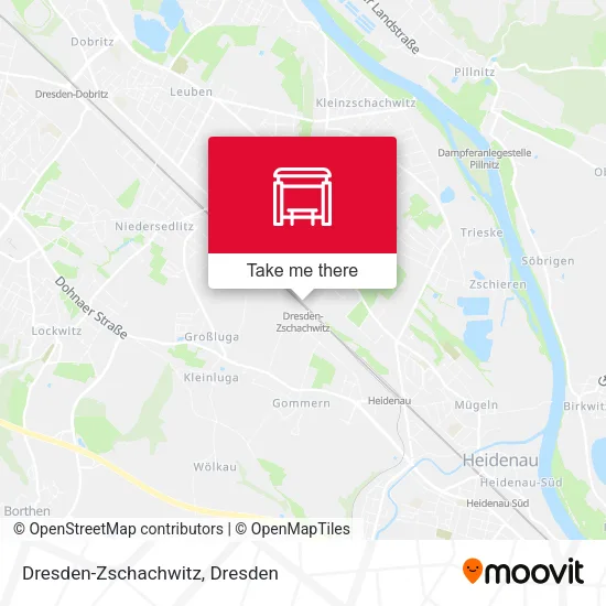 Карта Dresden-Zschachwitz