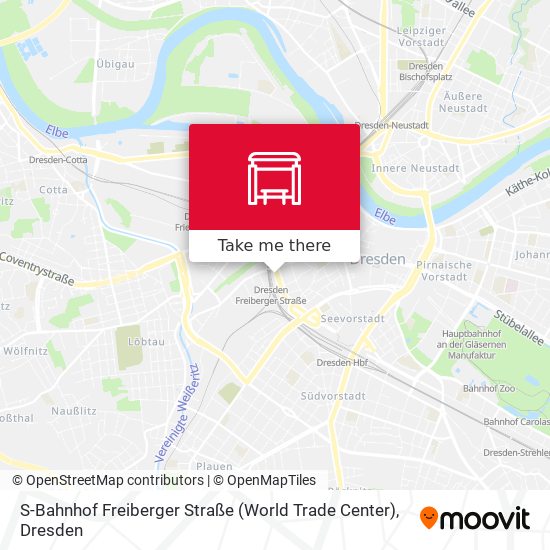 S-Bahnhof Freiberger Straße (World Trade Center) map