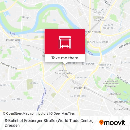 S-Bahnhof Freiberger Straße (World Trade Center) map