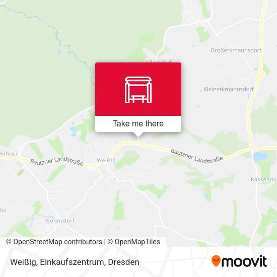 Weißig, Einkaufszentrum map