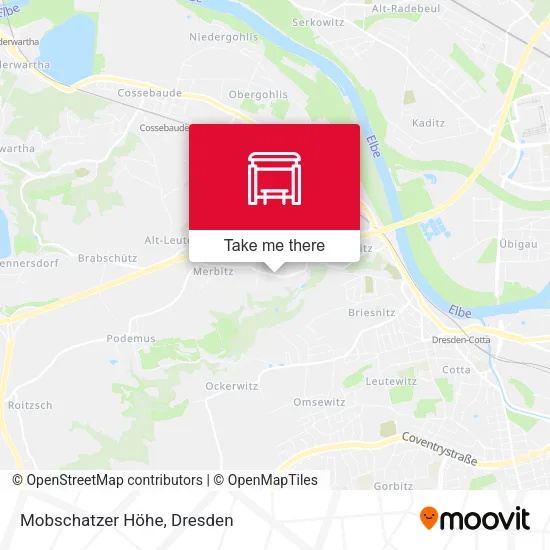 Карта Mobschatzer Höhe