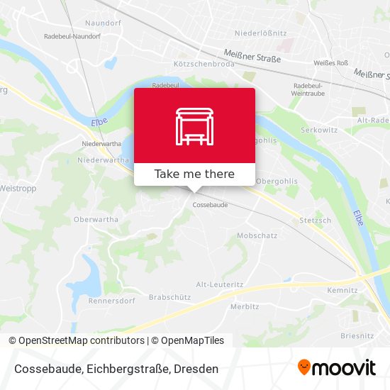 Cossebaude, Eichbergstraße map