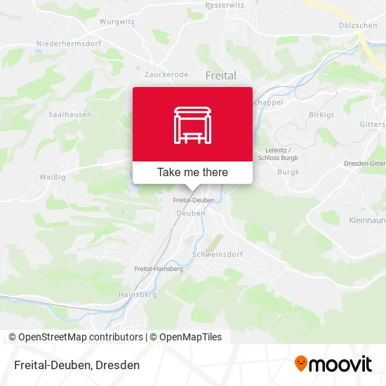 Карта Freital-Deuben