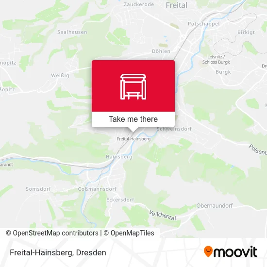 Карта Freital-Hainsberg