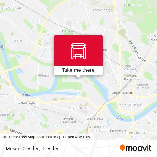 Messe Dresden map