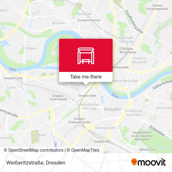 Карта Weißeritzstraße