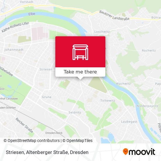 Striesen, Altenberger Straße map