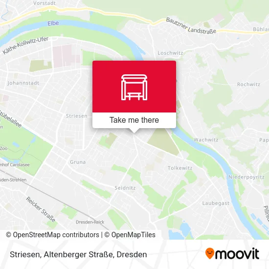 Карта Striesen, Altenberger Straße