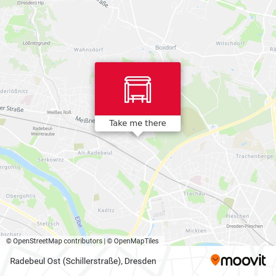 Radebeul Ost (Schillerstraße) map