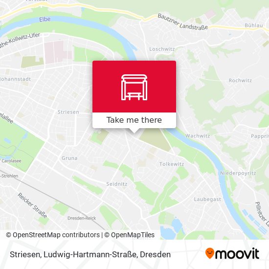 Striesen, Ludwig-Hartmann-Straße map