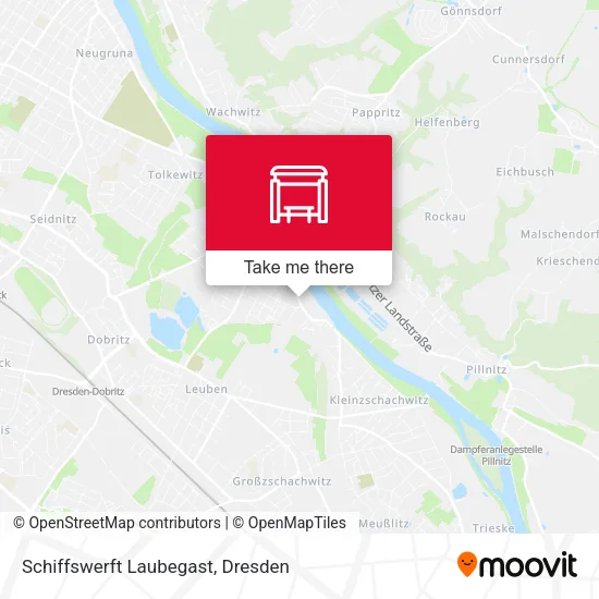 Карта Schiffswerft Laubegast