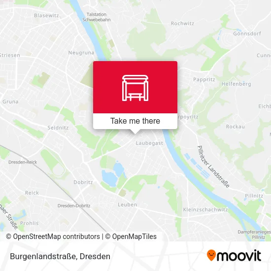 Карта Burgenlandstraße