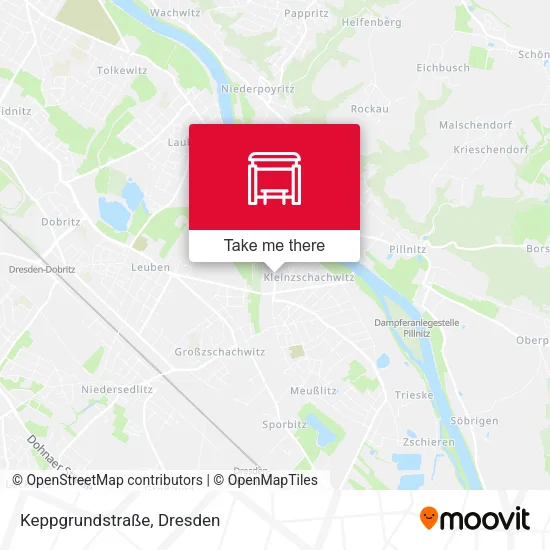 Карта Keppgrundstraße