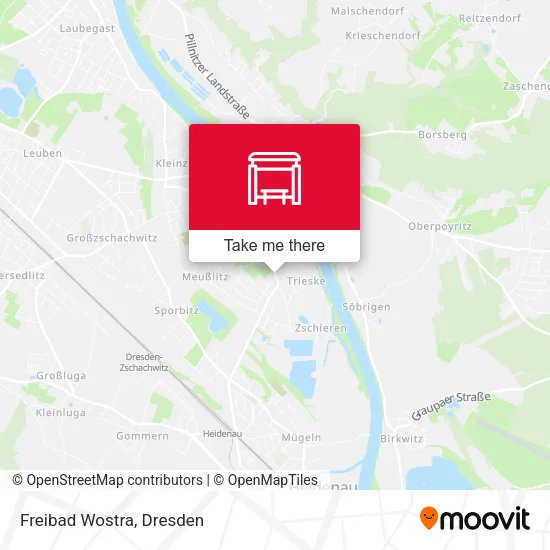 Карта Freibad Wostra