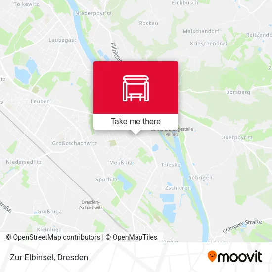 Карта Zur Elbinsel